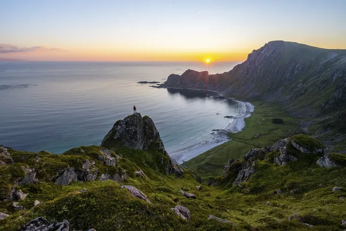 Framed Print : Norway Print: Mtinden Sunset Landscape Framed Print : Norway Print: Mtinden Sunset Landscape