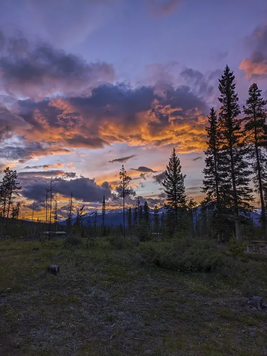 Framed Print : Sunset Jasper Alberta Canada Print Framed Print : Sunset Jasper Alberta Canada Print