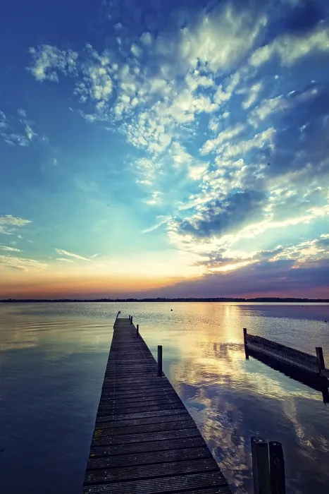 Framed Print : Sunset at the Lake Print Framed Print : Sunset at the Lake Print