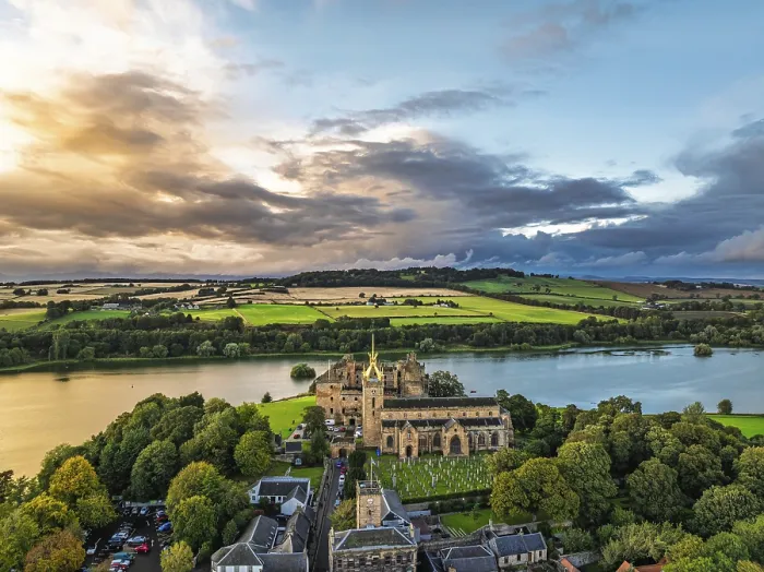 Framed Print : Linlithgow Palace Sunset Print, West Lothian, Scotland Framed Print : Linlithgow Palace Sunset Print, West Lothian, Scotland
