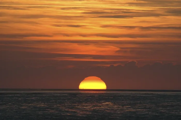 Framed Print : North Sea Evening Sunset Print Framed Print : North Sea Evening Sunset Print