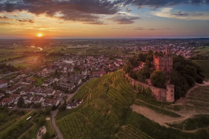 Framed Print : Ortenberg Castle Sunset Print, Germany Framed Print : Ortenberg Castle Sunset Print, Germany