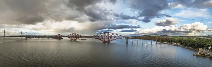 Framed Print : Forth Bridge Panorama Print, Scotland