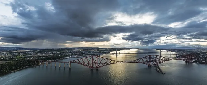 Framed Print : Forth Bridge Panorama Print, Scotland Framed Print : Forth Bridge Panorama Print, Scotland