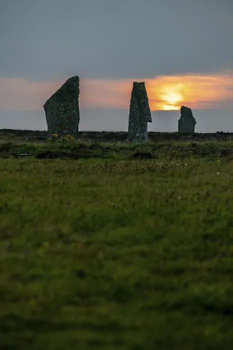 Framed Print : Sunset Print of Ring of Brodgar Stone Circle Framed Print : Sunset Print of Ring of Brodgar Stone Circle