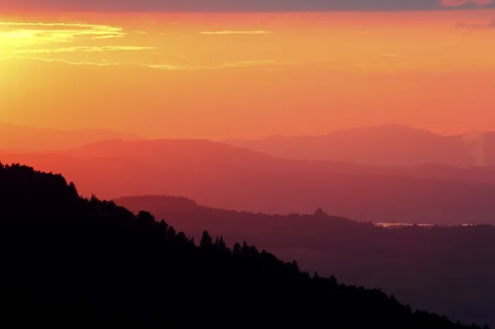 Framed Print : Sunset on the Stoos, Switzerland Print