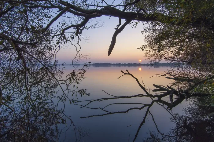 Framed Print : Sunset on the Dümmer Inland Sea Print Framed Print : Sunset on the Dümmer Inland Sea Print