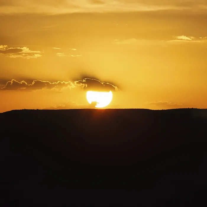 Framed Print : Print of Sunset over Table Mountain, Arizona, USA Framed Print : Print of Sunset over Table Mountain, Arizona, USA