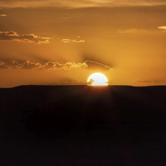 Framed Print : Sunset over Table Mountain Print, Backlit Landscape Framed Print : Sunset over Table Mountain Print, Backlit Landscape
