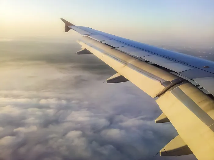 Framed Print : Sunset View in Flight Airplane Window Print Framed Print : Sunset View in Flight Airplane Window Print