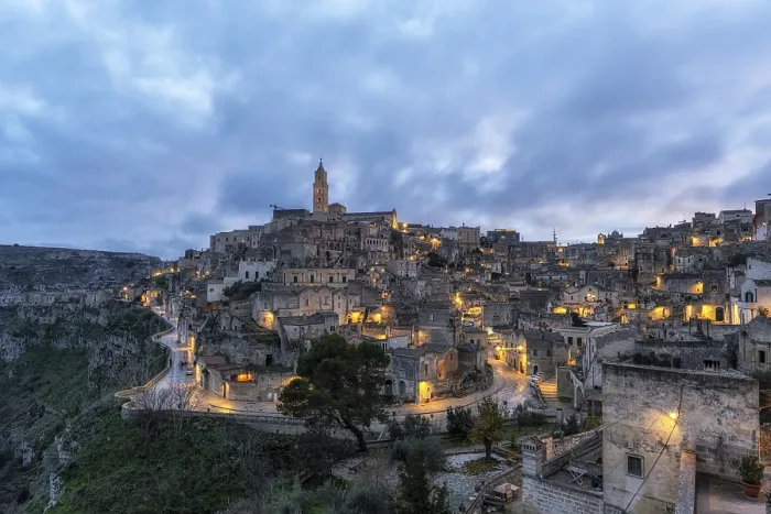 Framed Print : Sassi di Matera Print - Cave Dwellings at Sunset Framed Print : Sassi di Matera Print - Cave Dwellings at Sunset