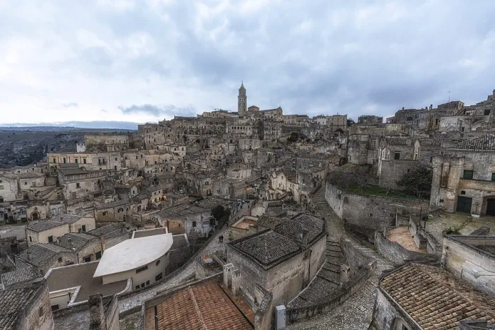 Framed Print : Sassi di Matera Sunset View Print Framed Print : Sassi di Matera Sunset View Print