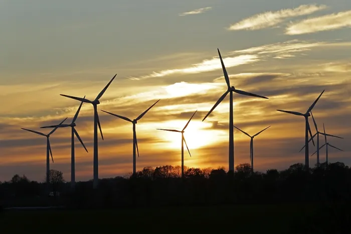Framed Print : Sunset at Sudergellersen Wind Power Plants Print Framed Print : Sunset at Sudergellersen Wind Power Plants Print