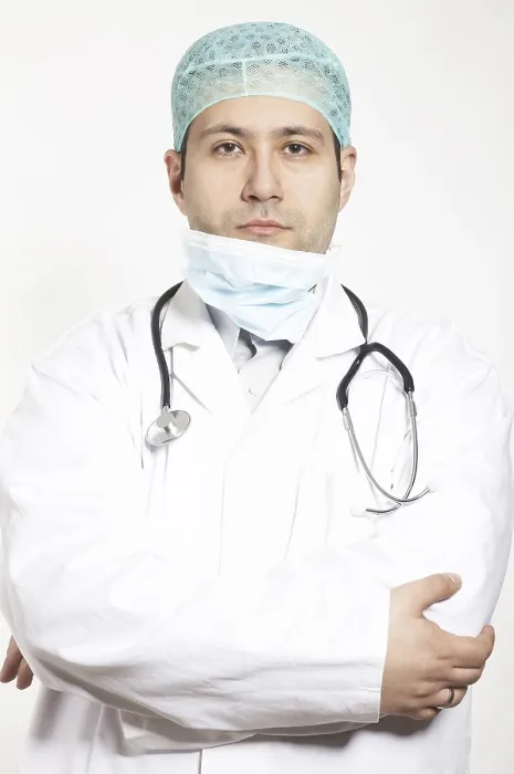 Framed Print : Print of Surgeon in Operating Theater Framed Print : Print of Surgeon in Operating Theater
