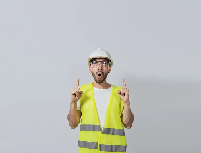 Framed Print : Surprised Young Architect and Amazed Engineer Print Framed Print : Surprised Young Architect and Amazed Engineer Print