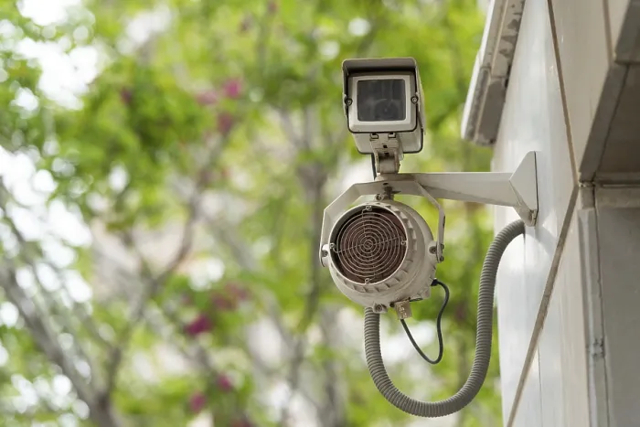 Framed Print : Surveillance Camera, Spain Print Framed Print : Surveillance Camera, Spain Print