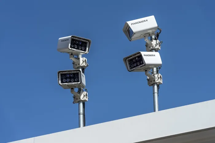 Framed Print : Surveillance Cameras on Rooftops Print, Hanau, Germany Framed Print : Surveillance Cameras on Rooftops Print, Hanau, Germany