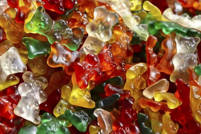 Framed Print : Sweets Gummy Bears Print Framed Print : Sweets Gummy Bears Print