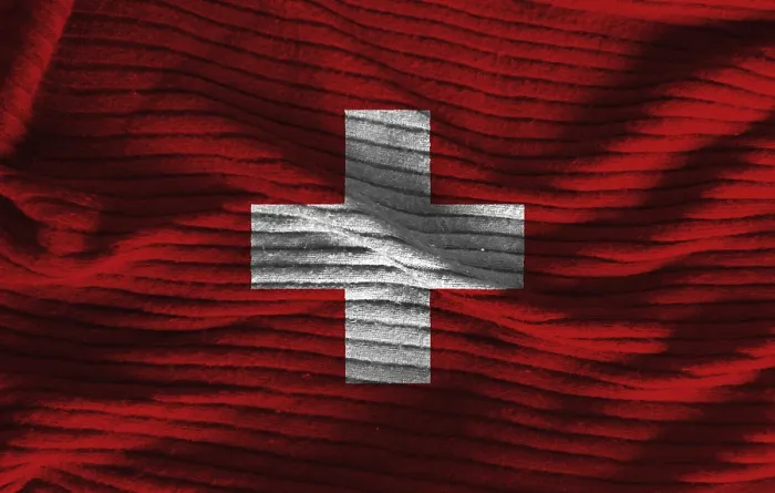 Framed Print : Swiss Flag Print with Texture Background Framed Print : Swiss Flag Print with Texture Background
