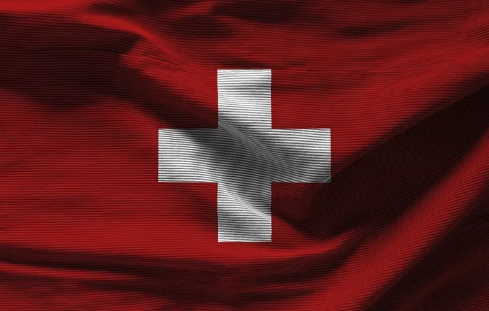 Framed Print : Swiss Flag Print with Texture Background Framed Print : Swiss Flag Print with Texture Background
