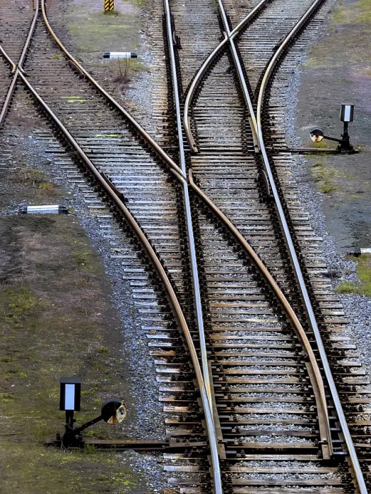 Framed Print : Railway Switch Print - Decision and Separation Framed Print : Railway Switch Print - Decision and Separation