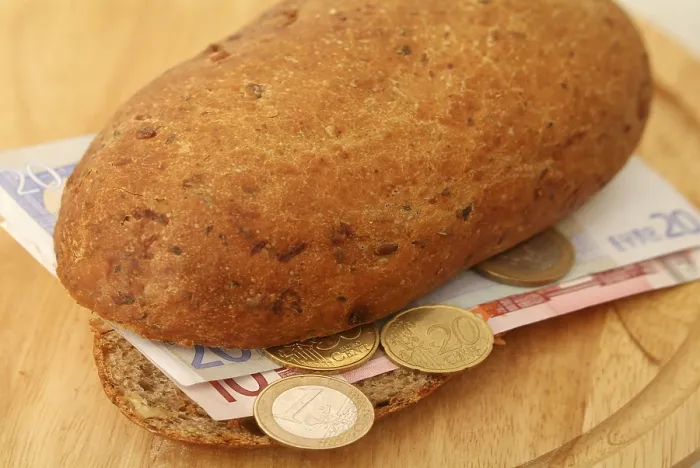 Framed Print : Print of Expensive Bread Symbolism Framed Print : Print of Expensive Bread Symbolism