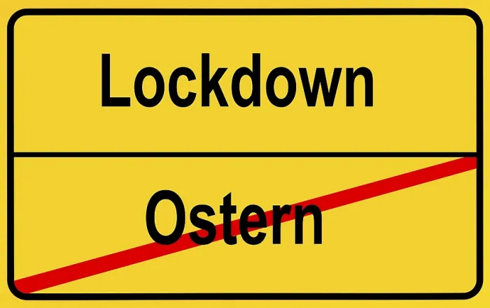 Framed Print : Easter Lockdown Print, Germany 2020 Framed Print : Easter Lockdown Print, Germany 2020