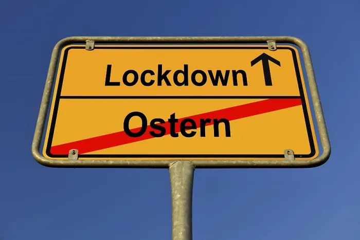 Framed Print : Easter Lockdown Print, Germany 2020 Framed Print : Easter Lockdown Print, Germany 2020