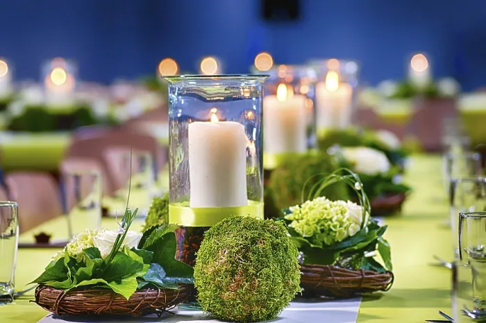 Framed Print : Table Decorations Print for the Party Framed Print : Table Decorations Print for the Party