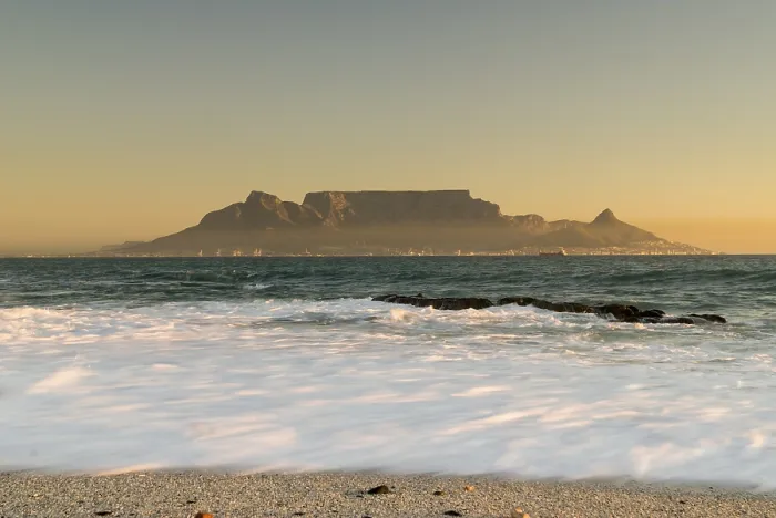 Framed Print : Table Mountain Print, Cape Town Evening Panorama Framed Print : Table Mountain Print, Cape Town Evening Panorama