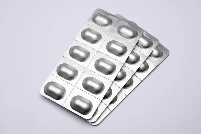 Framed Print : Tablets in Blister Packaging Print, Germany Framed Print : Tablets in Blister Packaging Print, Germany