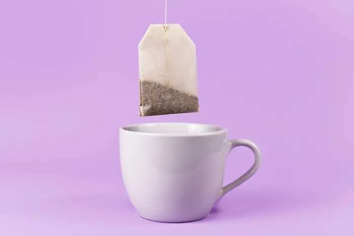 Framed Print : Tea Bag and Cup Print Framed Print : Tea Bag and Cup Print