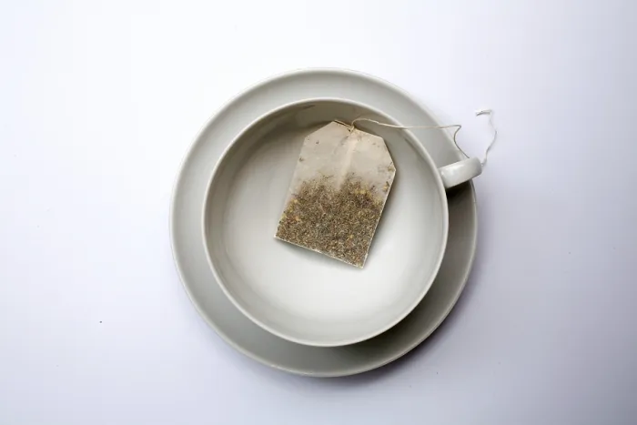 Framed Print : Tea Bag in an Empty Cup Print Framed Print : Tea Bag in an Empty Cup Print