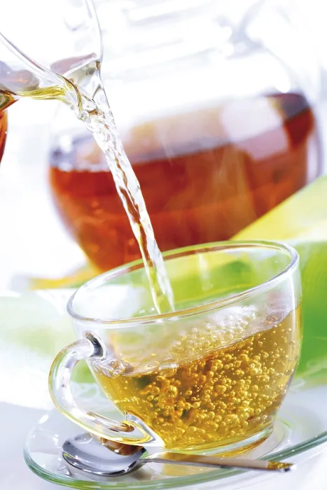Framed Print : Tea Poured into a Cup Print Framed Print : Tea Poured into a Cup Print