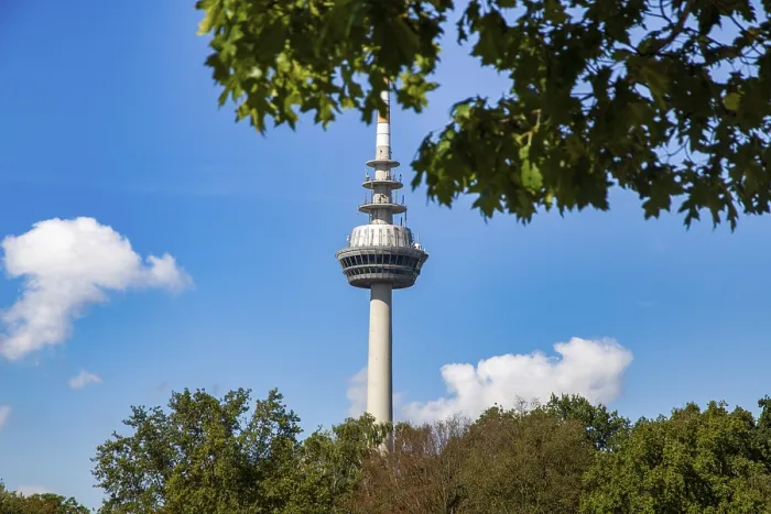 Framed Print : Telecommunications Tower in Mannheim Print Framed Print : Telecommunications Tower in Mannheim Print