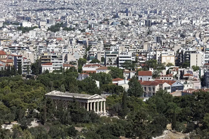 Framed Print : Temple of Hephaestus Print, Athens, Greece Framed Print : Temple of Hephaestus Print, Athens, Greece