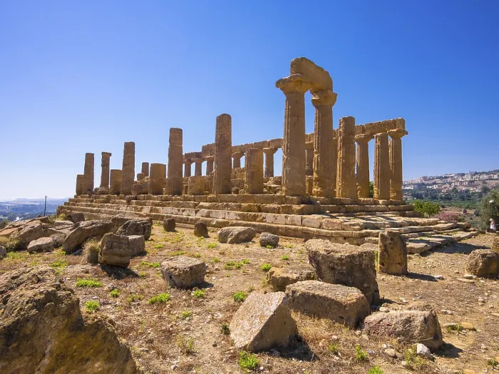 Framed Print : Temple of Hera Print, Valley of the Temples, Agrigento Framed Print : Temple of Hera Print, Valley of the Temples, Agrigento