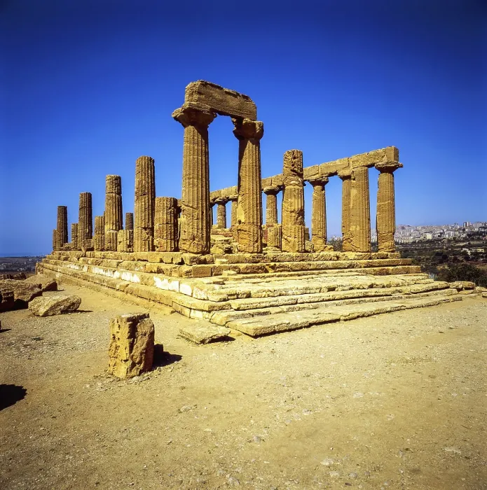 Framed Print : Temple of Juno Print, Agrigento, Sicily Framed Print : Temple of Juno Print, Agrigento, Sicily