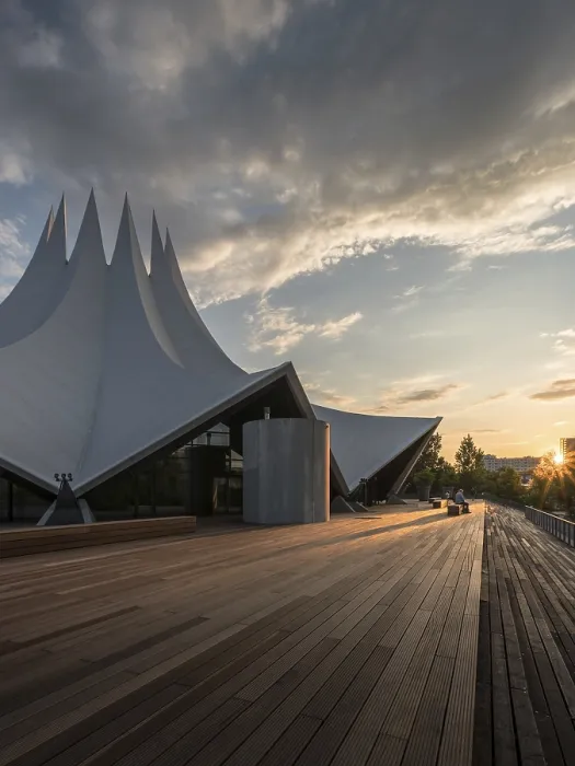 Framed Print : The Tempodrom at Sunset Berlin Print Framed Print : The Tempodrom at Sunset Berlin Print