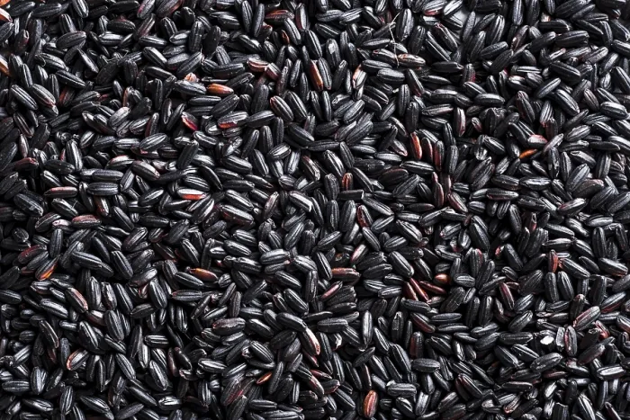 Framed Print : Black Rice Texture Print Framed Print : Black Rice Texture Print