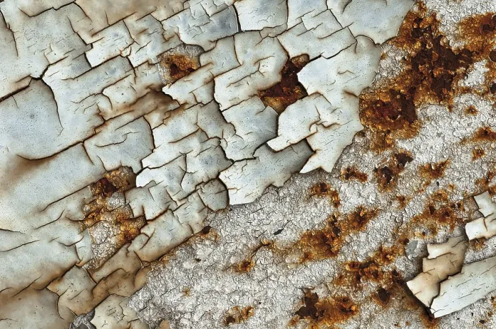 Framed Print : Metal Texture Print with Flaking Paint and Rust Framed Print : Metal Texture Print with Flaking Paint and Rust