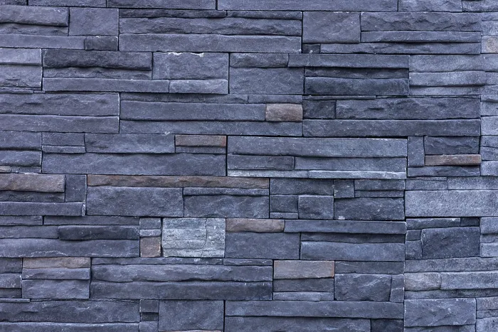 Framed Print : Dark Stone Brick Wall Print