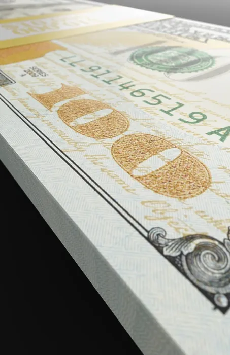 Framed Print : Ten Thousand Dollar Stack of One Hundred Dollar Bills Print Framed Print : Ten Thousand Dollar Stack of One Hundred Dollar Bills Print