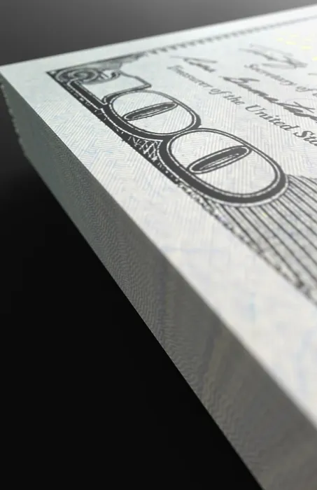 Framed Print : Ten Thousand Dollar Stack of One Hundred Dollar Bills Print Framed Print : Ten Thousand Dollar Stack of One Hundred Dollar Bills Print