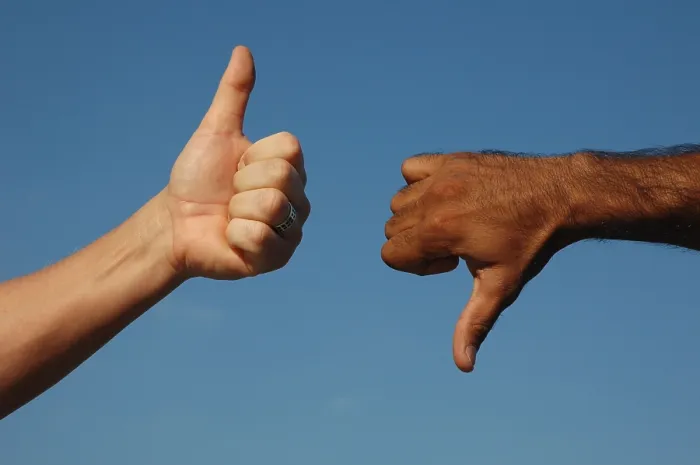Framed Print : Thumb Up, Thumb Down Print
