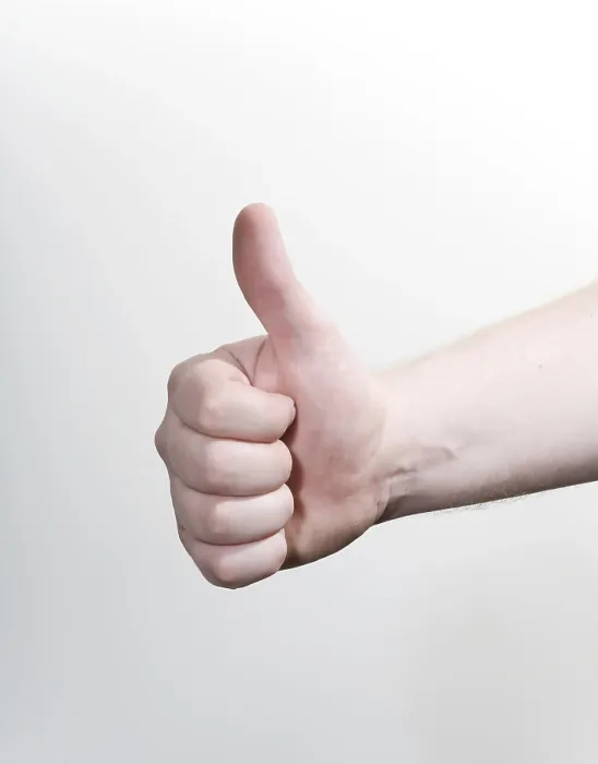 Framed Print : Thumbs Up Print