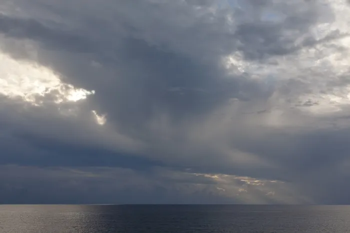 Framed Print : Thunderclouds over the Mediterranean, Cyprus Print