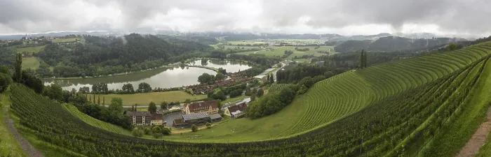 Framed Print : Thunderclouds over Vineyard Print, Sulmsee, Austria Framed Print : Thunderclouds over Vineyard Print, Sulmsee, Austria