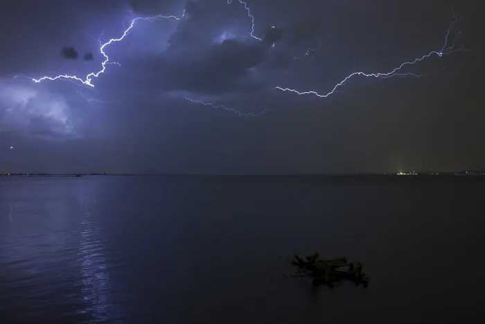 Framed Print : Thunderstorm with lightning above Lake Constance Print, Bregenz, Austria Framed Print : Thunderstorm with lightning above Lake Constance Print, Bregenz, Austria