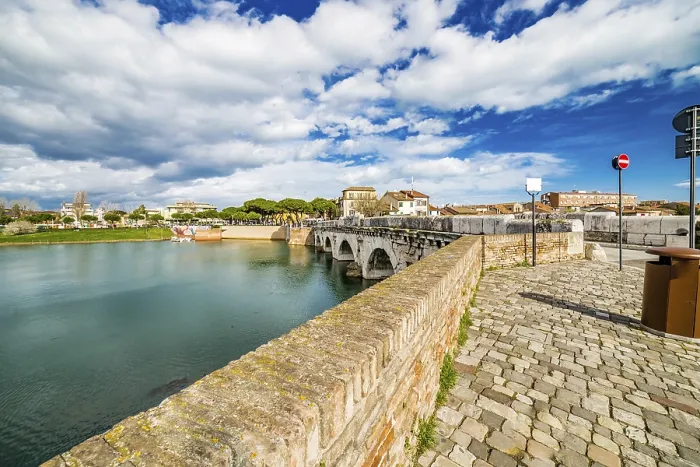 Framed Print : Tiberius Bridge Print, Ancient Roman Architecture in Rimini Framed Print : Tiberius Bridge Print, Ancient Roman Architecture in Rimini